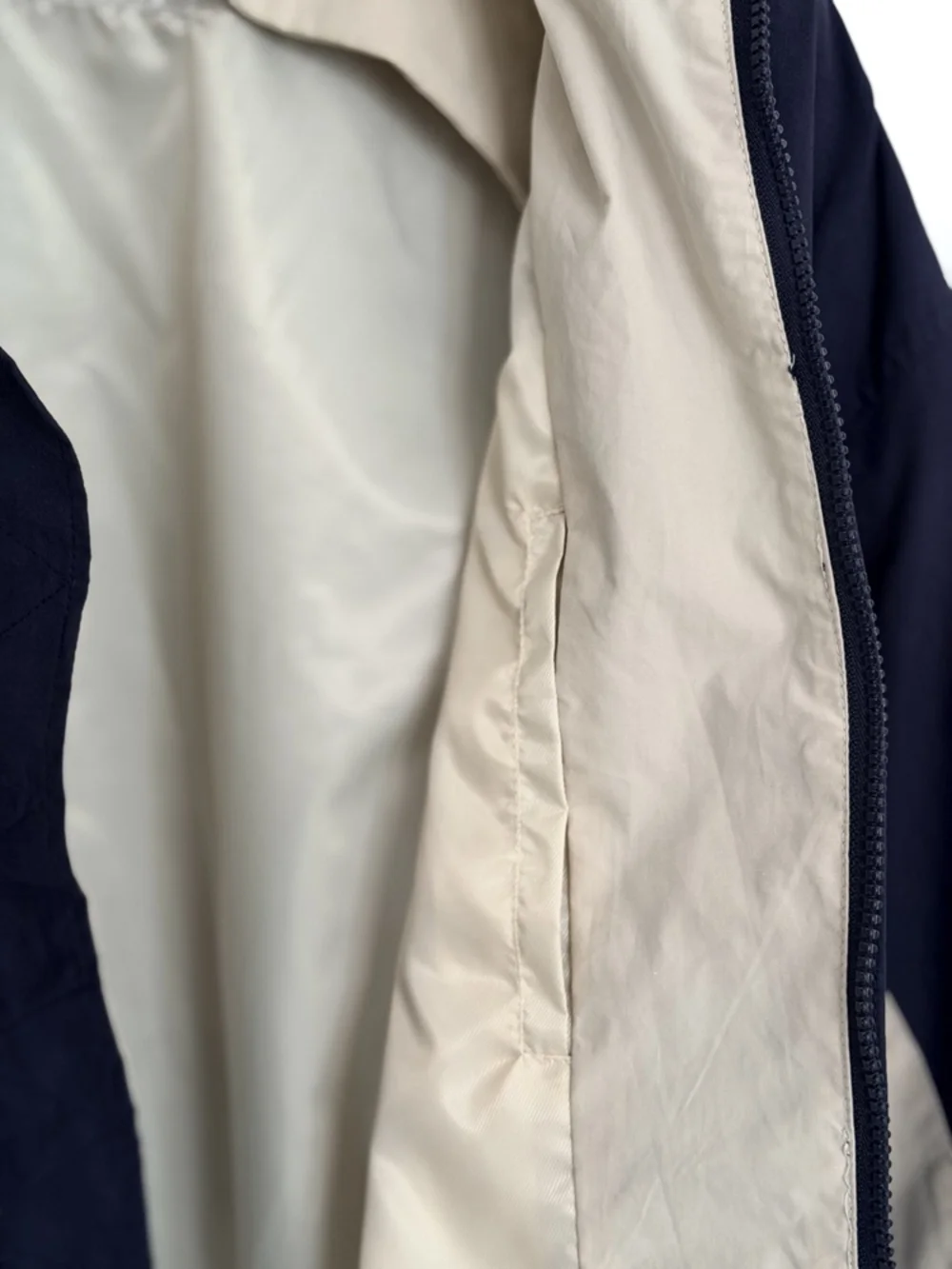 ✨Yves Saint Laurent Navy Color Block Zip Up Track Jacket